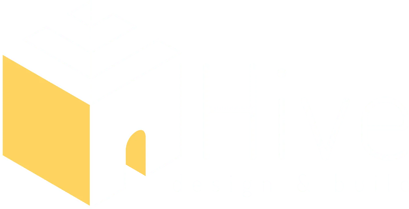 Hive Design & Build Ltd logo white